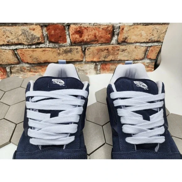 Vans Utility Mono Knu Skool Skate Men Sz 11.5 Sneakers Shoes Navy VN0009QCBX9